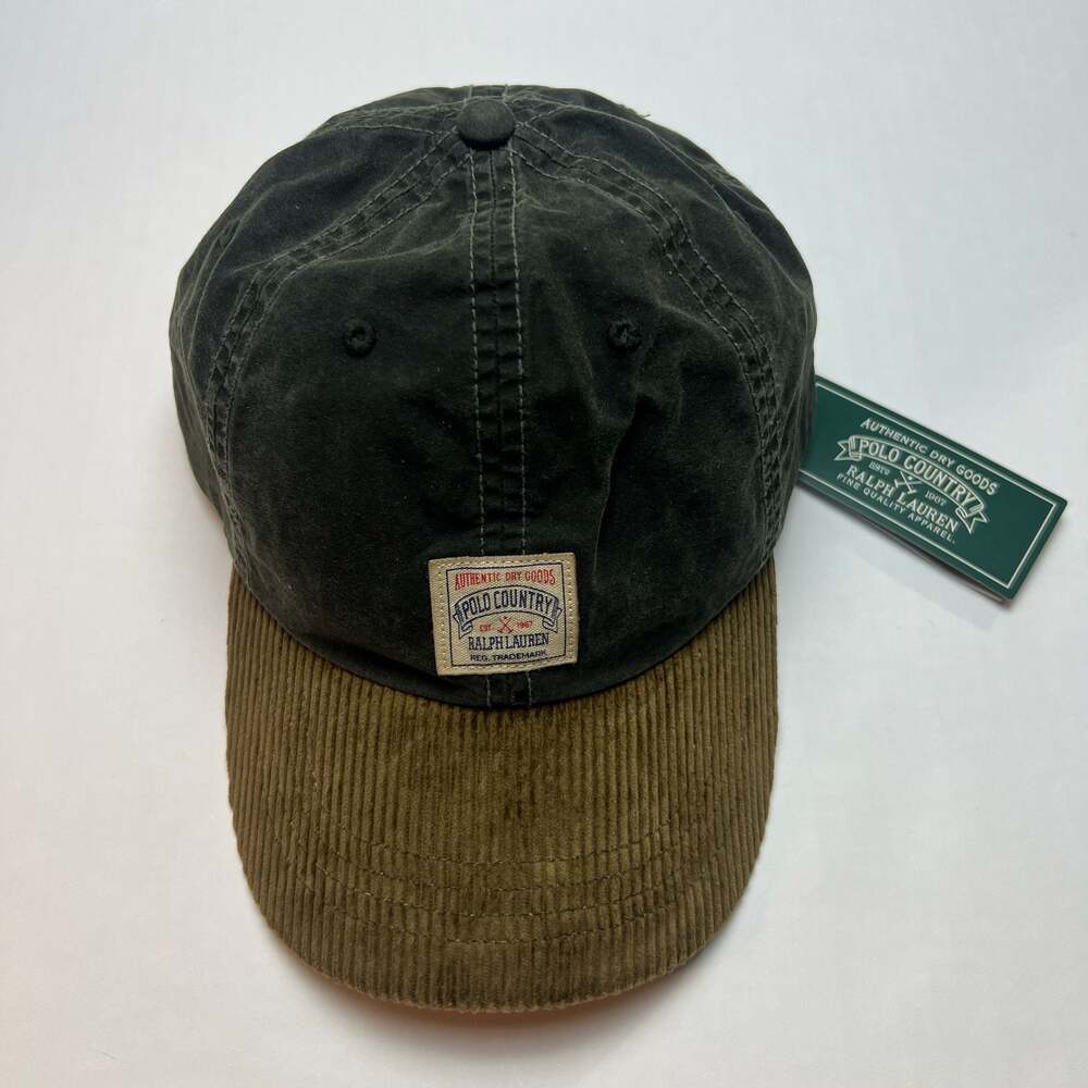 Polo Ralph Lauren Polo Country Waxed Cotton and Corduroy Cap